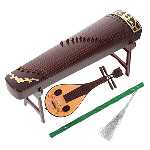 FUNOMOCYA Mini Chinesische Musikinstrumente Pipa Guzheng aus Langlebigem Kunststoff Detailgetreue Nachbildung Klassische Dekoration für Puppenhaus und Miniaturwohnungen FUNOMOCYA Mini Chinesische Musikinstrumente Pipa Guzheng aus Langlebigem Kunststoff Detailgetreue Nachbildung Klassische Dekoration für Puppenhaus und Miniaturwohnungen von FUNOMOCYA
