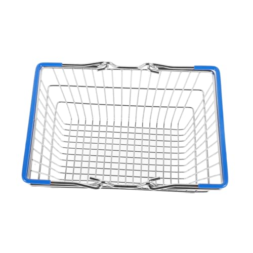 FUNOMOCYA Mini Einkaufskorb aus für Tragbarer Grocery Basket Vielseitiger Aufbewahrungskorb für Puppenhaus Leichte und Kompakte Aufbewahrung für Bücher Dunkelblau FUNOMOCYA Mini Einkaufskorb aus für Tragbarer Grocery Basket Vielseitiger Aufbewahrungskorb für Puppenhaus Leichte und Kompakte Aufbewahrung für Bücher Dunkelblau von FUNOMOCYA
