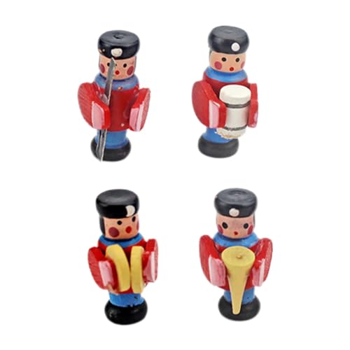 FUNOMOCYA Mini Holzfigur Drummer Puppenhaus Dekoration Kreative Langlebige Holz Miniatur Ornamente Leicht Tragbar für Puppenhaus und Montessori Teilig FUNOMOCYA Mini Holzfigur Drummer Puppenhaus Dekoration Kreative Langlebige Holz Miniatur Ornamente Leicht Tragbar für Puppenhaus und Montessori Teilig von FUNOMOCYA