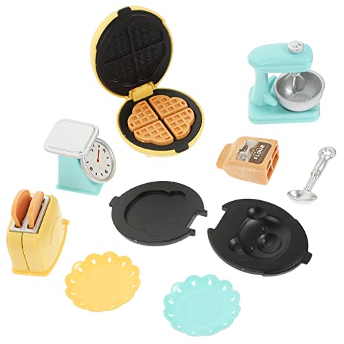 FUNOMOCYA Mini Küchenmaschine Teilig Miniatur Toaster und Mixer Realistische Backofen Nachbildung DIY Puppenhaus Zubehör Kunststoff Langlebig Dekoratives Küchengerät für Kinderzimmer FUNOMOCYA Mini Küchenmaschine Teilig Miniatur Toaster und Mixer Realistische Backofen Nachbildung DIY Puppenhaus Zubehör Kunststoff Langlebig Dekoratives Küchengerät für Kinderzimmer von FUNOMOCYA