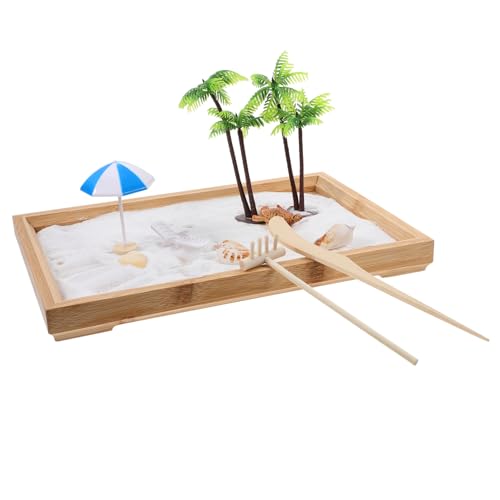 FUNOMOCYA Mini Ocean Sand Tray mit Holzrahmen Stressreduzierendes Miniatur Strandspielzeug für Zuhause und Büro Dekoratives Sandkasten für Meditation und Kreative Entspannung FUNOMOCYA Mini Ocean Sand Tray mit Holzrahmen Stressreduzierendes Miniatur Strandspielzeug für Zuhause und Büro Dekoratives Sandkasten für Meditation und Kreative Entspannung von FUNOMOCYA