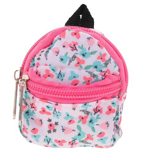 FUNOMOCYA Mini Puppenrucksack mit Floralem Muster Dekorative Puppentasche für Bjd Puppen Kleines Schulrucksack Design als Puppenaccessoire Geschenkidee für Mädchen und Puppensammler FUNOMOCYA Mini Puppenrucksack mit Floralem Muster Dekorative Puppentasche für Bjd Puppen Kleines Schulrucksack Design als Puppenaccessoire Geschenkidee für Mädchen und Puppensammler von FUNOMOCYA