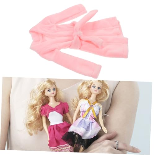 FUNOMOCYA Miniatur Bademantel Puppenkleidung Bademantel Puppen Zubehör Waschbar Vielseitig Passend für Verschiedene Puppenarten Kreatives Rollenspiel von FUNOMOCYA