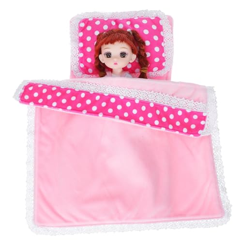 FUNOMOCYA Miniatur Bettwäsche für Puppenhaus Schlafzimmer Teilig mit Matratze Kissen und Komforter Weiches Miniatur Bett Zubehör für Mini Dollhouse Betten Kreatives Zubehör FUNOMOCYA Miniatur Bettwäsche für Puppenhaus Schlafzimmer Teilig mit Matratze Kissen und Komforter Weiches Miniatur Bett Zubehör für Mini Dollhouse Betten Kreatives Zubehör von FUNOMOCYA
