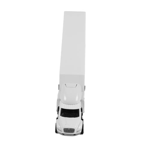 FUNOMOCYA Miniatur Container LKW Modell aus Legierung Kleines Transportables für Bidirektional Schiebbarer Container Dekoratives Bastelmodell Leicht und Detailreich für Schreibtisch und von FUNOMOCYA