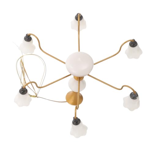 FUNOMOCYA Miniatur Deckenlampe Modell mit Realistischer Form Vielseitig für Puppenhäuser Micro Landschaften Wohn Schlafzimmerdeko Robustes Material Kleine LED Beleuchtung Dekorative Mini FUNOMOCYA Miniatur Deckenlampe Modell mit Realistischer Form Vielseitig für Puppenhäuser Micro Landschaften Wohn Schlafzimmerdeko Robustes Material Kleine LED Beleuchtung Dekorative Mini von FUNOMOCYA
