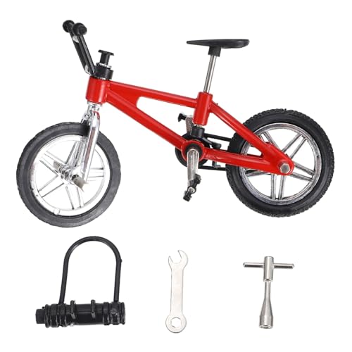 FUNOMOCYA Miniatur Finger Fahrrad Modell aus Legierung Bewegliche Räder und Pedale Tischspielzeug für Finger Sport und Dekoration Leicht Tragbar Geeignet für Familie und Büro von FUNOMOCYA