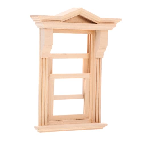 FUNOMOCYA Miniatur Holz Fenster Modell für Puppenhaus Detailreiches Mini Möbel Kreative Dekoration für Puppenhaus Geeignet für DIY Bastelprojekte und Sammelleidenschaft FUNOMOCYA Miniatur Holz Fenster Modell für Puppenhaus Detailreiches Mini Möbel Kreative Dekoration für Puppenhaus Geeignet für DIY Bastelprojekte und Sammelleidenschaft von FUNOMOCYA