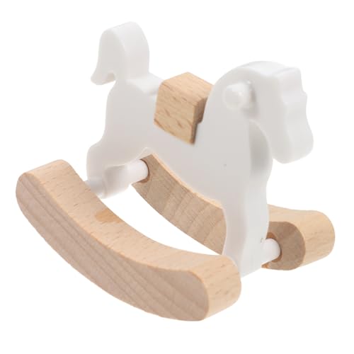 FUNOMOCYA Miniatur Holz Schaukelpferd Dekoration Puppenhaus Möbel Rustikaler Stil Robust Feine Verarbeitung Kreatives Design Für Puppenhaus Landschaftsdekoration FUNOMOCYA Miniatur Holz Schaukelpferd Dekoration Puppenhaus Möbel Rustikaler Stil Robust Feine Verarbeitung Kreatives Design Für Puppenhaus Landschaftsdekoration von FUNOMOCYA
