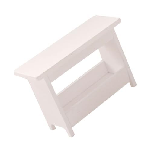 FUNOMOCYA Miniatur Holzschemel Holz Miniaturmöbel Miniaturhocker Modellspielzeug für Puppenhaus Dekoration Desktop Zubehör für Bastelfreunde von FUNOMOCYA