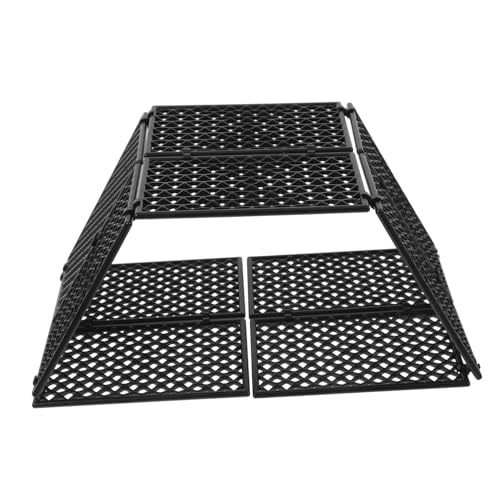 FUNOMOCYA Miniatur Kunststoff Farmzaun mit Sicherheitsgeländer Stabiles Zaunpanel für Landschafts dioramen und Spielzeugbau Vielseitiges Bauzubehör für Kreative Bauernhof szenarien von FUNOMOCYA