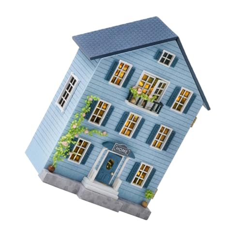 FUNOMOCYA Miniatur Puppenhaus Bausatz mit Möbeln DIY Holz Puzzle Haus Modell Kreatives Mini Haus Set für Erwachsene Tragbar als Weihnachtsdekoration und FUNOMOCYA Miniatur Puppenhaus Bausatz mit Möbeln DIY Holz Puzzle Haus Modell Kreatives Mini Haus Set für Erwachsene Tragbar als Weihnachtsdekoration und von FUNOMOCYA