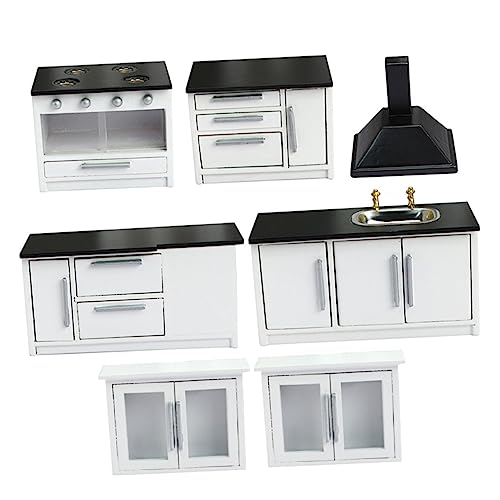 FUNOMOCYA Miniatur Puppenhaus Küchenmöbel Teiliges Holz Accessoire für Puppenhaus Küche Handgefertigt Langlebig Realistische Mini Szene Möbel für Kreative Bastelprojekte FUNOMOCYA Miniatur Puppenhaus Küchenmöbel Teiliges Holz Accessoire für Puppenhaus Küche Handgefertigt Langlebig Realistische Mini Szene Möbel für Kreative Bastelprojekte von FUNOMOCYA