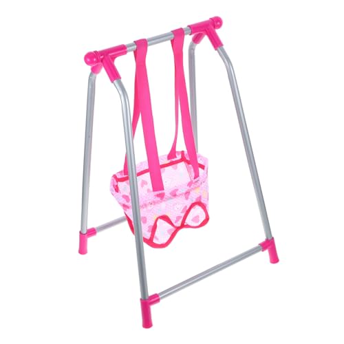 FUNOMOCYA Miniatur Puppenschaukel Doll House Accessory Mini Swing Deko für Puppenhaus Langlebig Realistische Mini Schaukel Glatte Oberfläche für Kreative Spiele und Foto Requisiten von FUNOMOCYA
