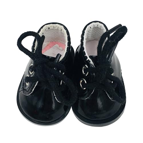FUNOMOCYA Miniatur Puppenschuhe Schwarz aus Robustem Material Dekorative Puppenzubehör für Puppen Realistische Mini Schuhe für Puppenhaus und Kinderspiel FUNOMOCYA Miniatur Puppenschuhe Schwarz aus Robustem Material Dekorative Puppenzubehör für Puppen Realistische Mini Schuhe für Puppenhaus und Kinderspiel von FUNOMOCYA