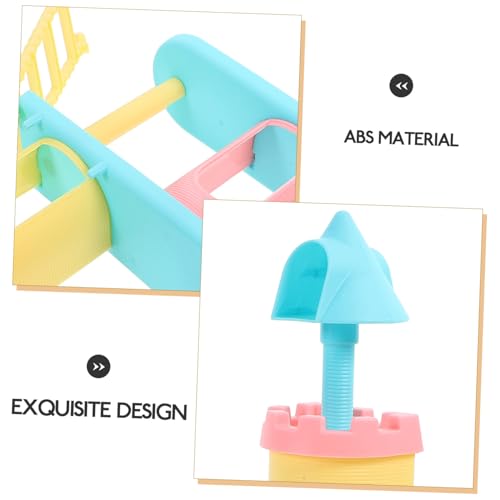 FUNOMOCYA Miniatur Puppenspielplatz Modell Spielhaus Rutsche Dekoration Langlebiges Glattes für Puppenhaus Wohnzimmer Schlafzimmer Praktisches Geschenk FUNOMOCYA Miniatur Puppenspielplatz Modell Spielhaus Rutsche Dekoration Langlebiges Glattes für Puppenhaus Wohnzimmer Schlafzimmer Praktisches Geschenk von FUNOMOCYA