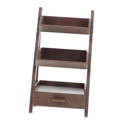 FUNOMOCYA Miniatur Regal für Puppenhaus Zubehör Tragbares Dekoratives Bücherregal Effiziente Aufbewahrung für Kleine Puppenmöbel Vielseitig für Kinderzimmer und Miniaturlandschaften FUNOMOCYA Miniatur Regal für Puppenhaus Zubehör Tragbares Dekoratives Bücherregal Effiziente Aufbewahrung für Kleine Puppenmöbel Vielseitig für Kinderzimmer und Miniaturlandschaften von FUNOMOCYA
