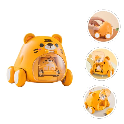 FUNOMOCYA Miniatur Rückzugsauto Tiger Modell Spielzeugfahrzeug Lustiges Katzenauto für Jungen Mädchen Outdoor Langlebig und Verschleißfest von FUNOMOCYA