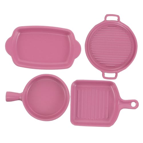 FUNOMOCYA Miniatur Steakplatten Pink Realistische Puppenhaus Teller und Backformen Dekorative Miniatur Küchenaccessoires für DIY Dollhouse und Kinderspiel FUNOMOCYA Miniatur Steakplatten Pink Realistische Puppenhaus Teller und Backformen Dekorative Miniatur Küchenaccessoires für DIY Dollhouse und Kinderspiel von FUNOMOCYA