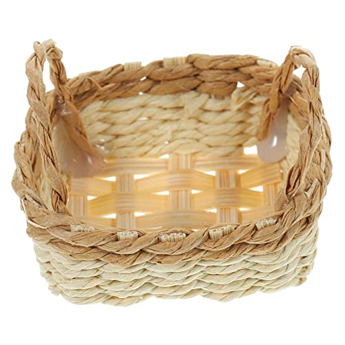 FUNOMOCYA Miniaturkorb für Puppenhausdekoration Langlebiger Mini Korb aus Robustem Material Kinderspielzeug oder Wohnkultur Kompakte Realistisch FUNOMOCYA Miniaturkorb für Puppenhausdekoration Langlebiger Mini Korb aus Robustem Material Kinderspielzeug oder Wohnkultur Kompakte Realistisch von FUNOMOCYA
