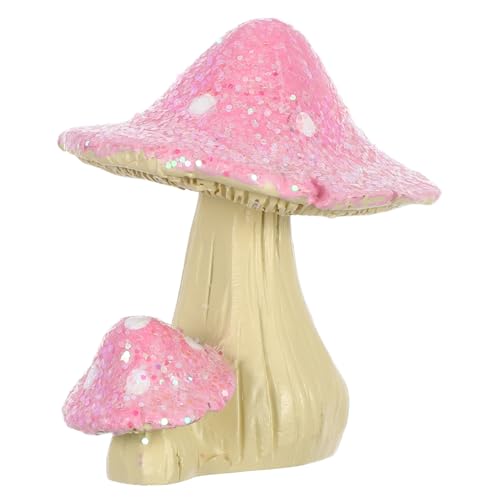 FUNOMOCYA Miniaturpilze Maßstab Resinfiguren mit Glitzereffekt Winzige Pilz Dekoration für Puppenhaus Mini Bonsai Zubehör Elfen Garten Mikro Landschaft Bjd Miniaturmöbel FUNOMOCYA Miniaturpilze Maßstab Resinfiguren mit Glitzereffekt Winzige Pilz Dekoration für Puppenhaus Mini Bonsai Zubehör Elfen Garten Mikro Landschaft Bjd Miniaturmöbel von FUNOMOCYA