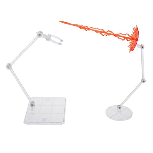 FUNOMOCYA Modell energieeffekt mit Ständern Rotes Sci fi Display Zubehör für Actionfiguren Miniatur Figurenhalter zur Figurenanzeige und Modelldekoration von FUNOMOCYA