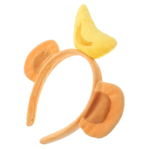 FUNOMOCYA Monkey Ear Hairband für Cosplay Tierisches Festival Accessoire für Partys Kostüme Mehr Versatile Kopfbedeckung für Make Up Sport Lesen Feiern von FUNOMOCYA