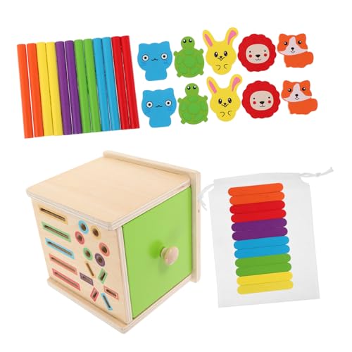 FUNOMOCYA Montessori Holz Sortierspielzeug für Ab Jahren Form Farbzuordnung Pädagogisches Lernspiel zur Hand-Auge-koordination Interaktives Montessori Spiel für Frühkindliche FUNOMOCYA Montessori Holz Sortierspielzeug für Ab Jahren Form Farbzuordnung Pädagogisches Lernspiel zur Hand-Auge-koordination Interaktives Montessori Spiel für Frühkindliche von FUNOMOCYA