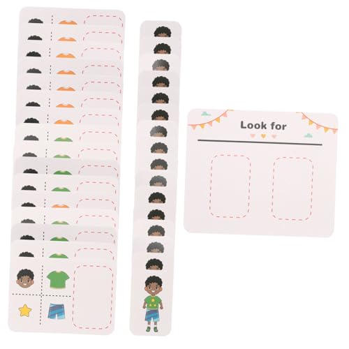 FUNOMOCYA Montessori Lernspielzeug Vorschulkinder Reverse Thinking Karten Logikspiele Kreativität Familienaktivitäten Partyspiele von FUNOMOCYA