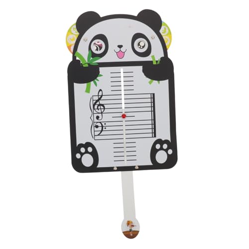 FUNOMOCYA Musik Notationskarte mit Panda-Motiv Lernhilfe für Anfänger Tragbare Musiknoten Rhythmus-übungstafel für Klavierunterricht zu Hause Musikunterricht von FUNOMOCYA