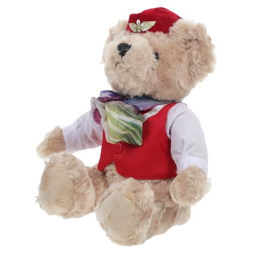 FUNOMOCYA Niedlicher Plüsch bär Kuschelig als Geschenk für Dekoration Schlafzimmer Sofa Kreative Rollenspiele von FUNOMOCYA