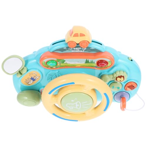 FUNOMOCYA Pädagogisches Lenkrad mit Musik und Lichtern Simulation Fahrtrainer für Kleinkinder Interaktives Sensorisches Hand Auge Koordination und Kognitiven Fähigkeiten Grün FUNOMOCYA Pädagogisches Lenkrad mit Musik und Lichtern Simulation Fahrtrainer für Kleinkinder Interaktives Sensorisches Hand Auge Koordination und Kognitiven Fähigkeiten Grün von FUNOMOCYA