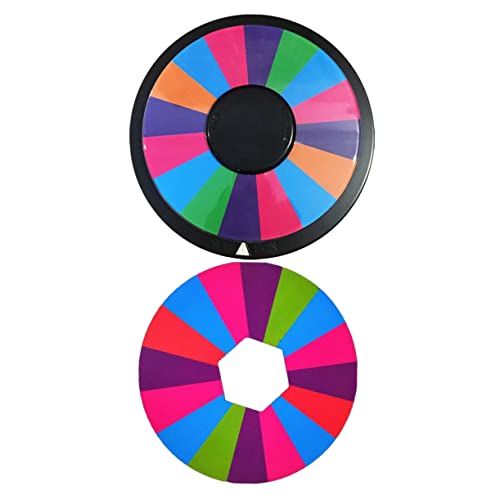 FUNOMOCYA Party Trinkspiel Drehbares Felder Spielbrett für Erwachsene Beidseitig Bedruckt Langlebiges Party Entertainment Zubehör für Ktv und Bar Inklusive Spielpapieren Kompakt und Sicher von FUNOMOCYA