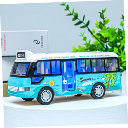 FUNOMOCYA Plastik Bus Modellspielzeug mit Licht und Sound Simuliertes Schulbus für Stabiles Abs Material Handliches Design Geeignet für Kleinkinder Weltraumblau FUNOMOCYA Plastik Bus Modellspielzeug mit Licht und Sound Simuliertes Schulbus für Stabiles Abs Material Handliches Design Geeignet für Kleinkinder Weltraumblau von FUNOMOCYA