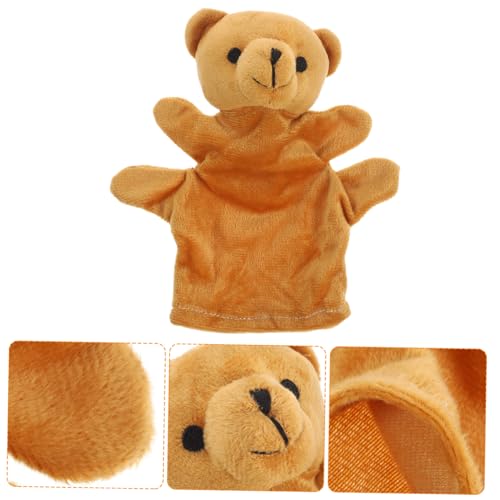 FUNOMOCYA Plüsch Bär Handpuppe für Kleinkinder Jahre Interaktives Erzählspielzeug Weiches Stofftier Fingerpuppe für Fantasievolles und Eltern Junge Mädchen bindung Braunbär FUNOMOCYA Plüsch Bär Handpuppe für Kleinkinder Jahre Interaktives Erzählspielzeug Weiches Stofftier Fingerpuppe für Fantasievolles und Eltern Junge Mädchen bindung Braunbär von FUNOMOCYA