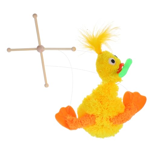 FUNOMOCYA Plüsch Ente Marionette Gelb Handgefertigte Tier Puppenspiel Puppe mit Zugfaden Weiches Kuscheltier für Vielseitig für Puppentheater Partydekoration und Interaktives Spiel FUNOMOCYA Plüsch Ente Marionette Gelb Handgefertigte Tier Puppenspiel Puppe mit Zugfaden Weiches Kuscheltier für Vielseitig für Puppentheater Partydekoration und Interaktives Spiel von FUNOMOCYA