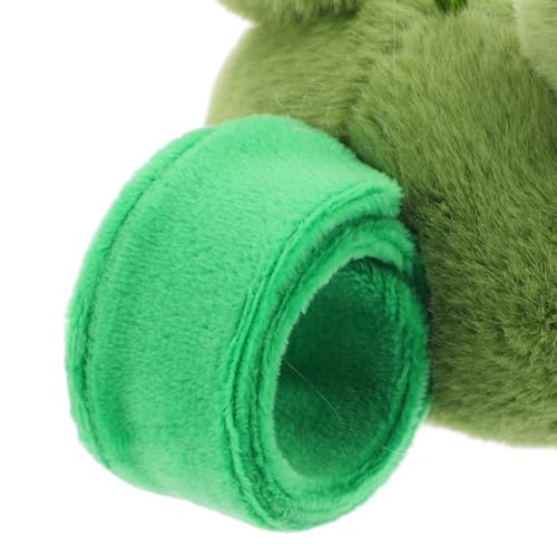 FUNOMOCYA Plüsch Frosch Armband mit Klappmechanismus Niedliches Tier Slap Bracelet für Weiches Kuscheltier Handgelenkband für Geburtstagsfeiern und Kinderpartys Spielerisches Geschenk FUNOMOCYA Plüsch Frosch Armband mit Klappmechanismus Niedliches Tier Slap Bracelet für Weiches Kuscheltier Handgelenkband für Geburtstagsfeiern und Kinderpartys Spielerisches Geschenk von FUNOMOCYA
