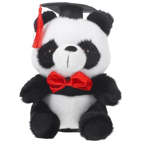 FUNOMOCYA Plüsch Panda Abschlussbär mit Doktorhut und Fliege Süßes Plüschspielzeug für Absolventen zur Graduierung Kuscheltier für Feiern und Erinnerungen FUNOMOCYA Plüsch Panda Abschlussbär mit Doktorhut und Fliege Süßes Plüschspielzeug für Absolventen zur Graduierung Kuscheltier für Feiern und Erinnerungen von FUNOMOCYA