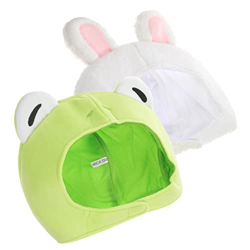 FUNOMOCYA Plüsch Tierohren Mütze Teiliges Rabbit Frogs Kostüm Hut Foto Requisiten Flauschig Weich Lustig Party Zubehör für Erwachsene FUNOMOCYA Plüsch Tierohren Mütze Teiliges Rabbit Frogs Kostüm Hut Foto Requisiten Flauschig Weich Lustig Party Zubehör für Erwachsene von FUNOMOCYA