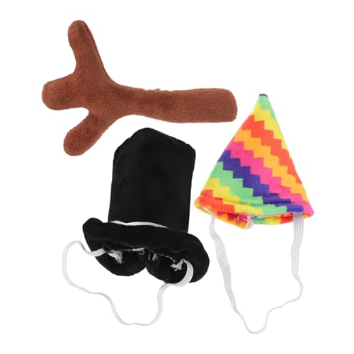 FUNOMOCYA Plüschpuppe Anziehzubehör Teiliges Kleine Plüschmütze mit Geweih Niedliche Puppendekoration für DIY Bastelprojekte und Puppenkleidung FUNOMOCYA Plüschpuppe Anziehzubehör Teiliges Kleine Plüschmütze mit Geweih Niedliche Puppendekoration für DIY Bastelprojekte und Puppenkleidung von FUNOMOCYA