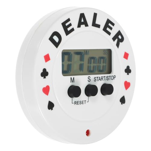 FUNOMOCYA Poker Timer Digitaler Countdown Spieluhr Party Timer Für Poker Zubehör Mit Langer Laufzeit Und Tragbarem Design Für Haushalt Und Wettbewerbe von FUNOMOCYA