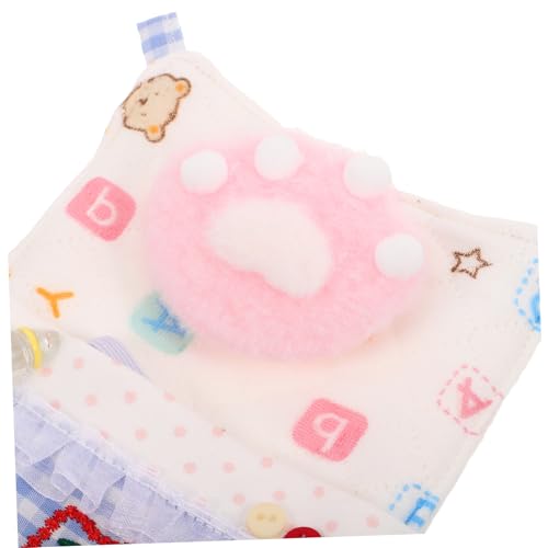 FUNOMOCYA Puppenbettwäsche Set mit Quilt Kissen und Augenmaske aus Weichem Baumwollmaterial Niedliches Muster für Puppenzubehör für Gemütliche Puppenbetten FUNOMOCYA Puppenbettwäsche Set mit Quilt Kissen und Augenmaske aus Weichem Baumwollmaterial Niedliches Muster für Puppenzubehör für Gemütliche Puppenbetten von FUNOMOCYA