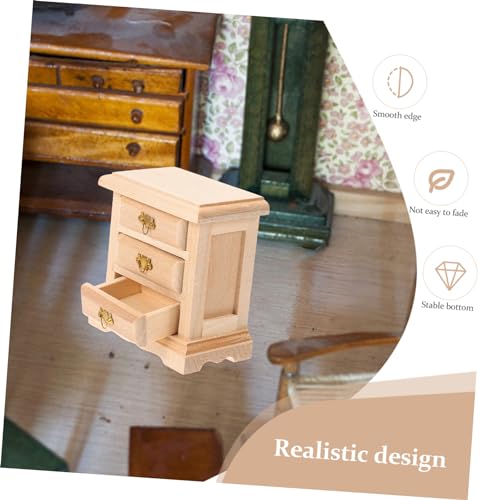 FUNOMOCYA Puppenhaus Beistelltisch aus Gesundem Material Fein Gearbeitet Realistische Miniaturmöbel für Dekoratives Puppenhaus Zubehör FUNOMOCYA Puppenhaus Beistelltisch aus Gesundem Material Fein Gearbeitet Realistische Miniaturmöbel für Dekoratives Puppenhaus Zubehör von FUNOMOCYA