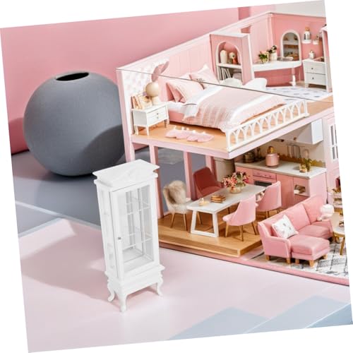 FUNOMOCYA Puppenhaus Möbel Handgefertigt Solide Holzqualität Vielseitiges Mini Cabinet für Puppenhaus Dekoration und DIY Zubehör von FUNOMOCYA