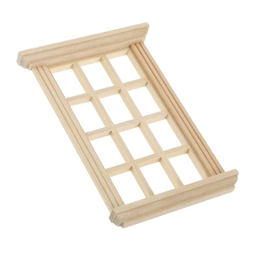 FUNOMOCYA Puppenhaus Zubehör Blank Fensterrahmen zum Bemalen Realistisch Gestaltetes Puppenhaus Dekorationselement für Kleine Häuser und Miniatur Szenen FUNOMOCYA Puppenhaus Zubehör Blank Fensterrahmen zum Bemalen Realistisch Gestaltetes Puppenhaus Dekorationselement für Kleine Häuser und Miniatur Szenen von FUNOMOCYA