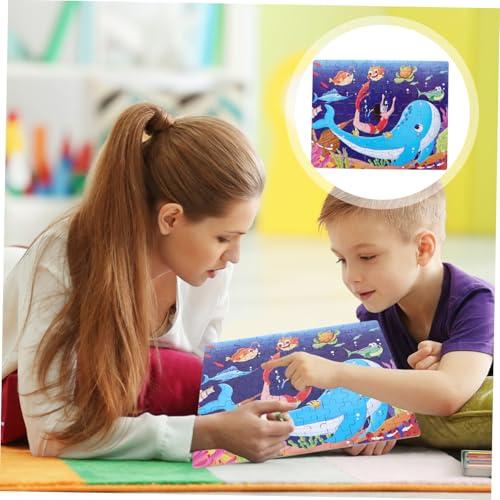 FUNOMOCYA Puzzle Meer Welt Papierpuzzle Lernspielzeug für Kleinkinder Jahre Feinmotorik Kreativität und Logik Spielerisch Entwickeln von FUNOMOCYA