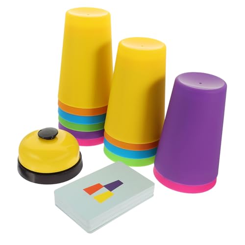 FUNOMOCYA Reaktionsschnelles Stapelbecher Buntes Lernspielzeug Koordination und Vorstellungskraft Leicht und Tragbar für Party FUNOMOCYA Reaktionsschnelles Stapelbecher Buntes Lernspielzeug Koordination und Vorstellungskraft Leicht und Tragbar für Party von FUNOMOCYA