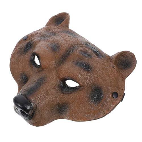 FUNOMOCYA Realistische Bärenmaske aus PU mit Elastischem Band Halbgesichtige Tiermaske für Halloween Karneval Cosplay und Maskerade Bequem und Größenverstellbar für Erwachsene und FUNOMOCYA Realistische Bärenmaske aus PU mit Elastischem Band Halbgesichtige Tiermaske für Halloween Karneval Cosplay und Maskerade Bequem und Größenverstellbar für Erwachsene und von FUNOMOCYA