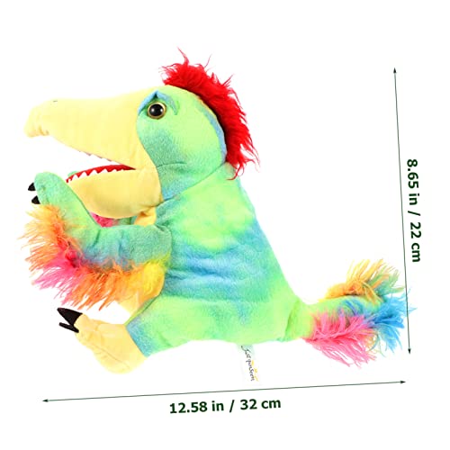 FUNOMOCYA Realistische Dinosaurier Handpuppe Interaktives Kinderspielzeug für Rollenspiele Fördert Fantasie und Kommunikation Langlebiges Material für Jungen und Mädchen von FUNOMOCYA