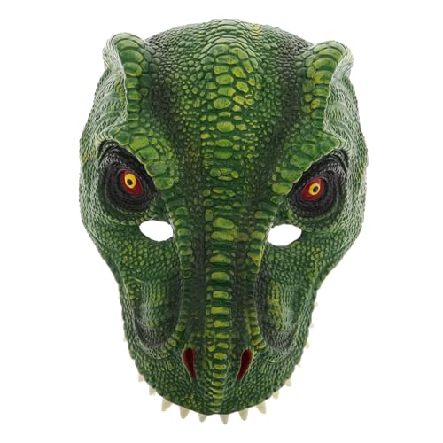 FUNOMOCYA Realistische Dinosaurier Maske Erwachsene Leichte Wiederverwendbare Tyrannosaurus Kopfmaske für Halloween Mottopartys und Cosplay Auffälliges Kostümzubehör für Jungen Mädchen FUNOMOCYA Realistische Dinosaurier Maske Erwachsene Leichte Wiederverwendbare Tyrannosaurus Kopfmaske für Halloween Mottopartys und Cosplay Auffälliges Kostümzubehör für Jungen Mädchen von FUNOMOCYA